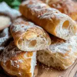 Easy Small Batch Ciabatta Rolls