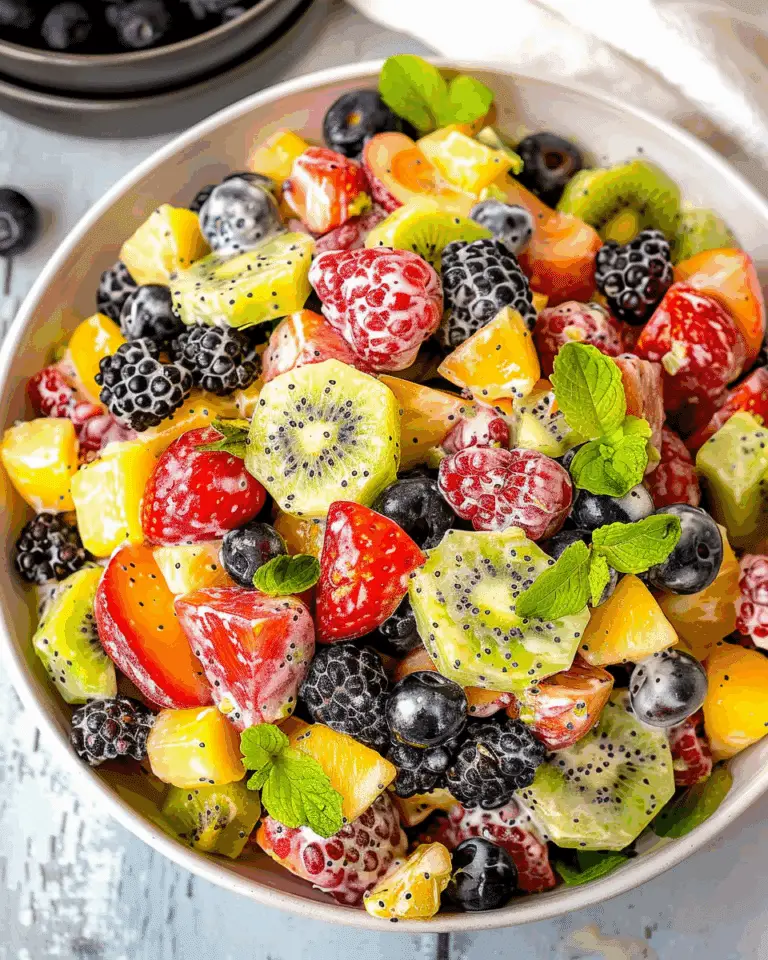 Fruit Salad with Poppy Seed Dressing