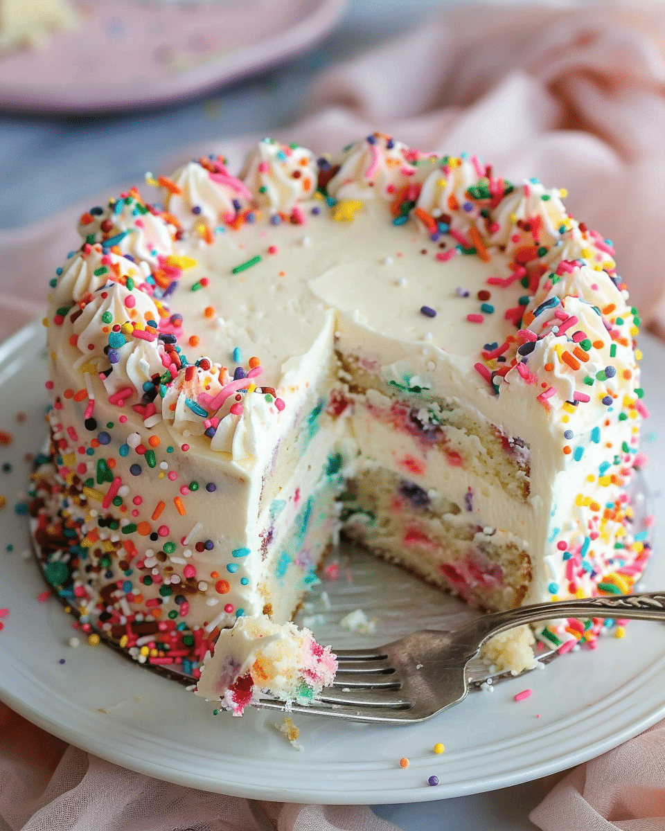 Funfetti Cheesecake Cake