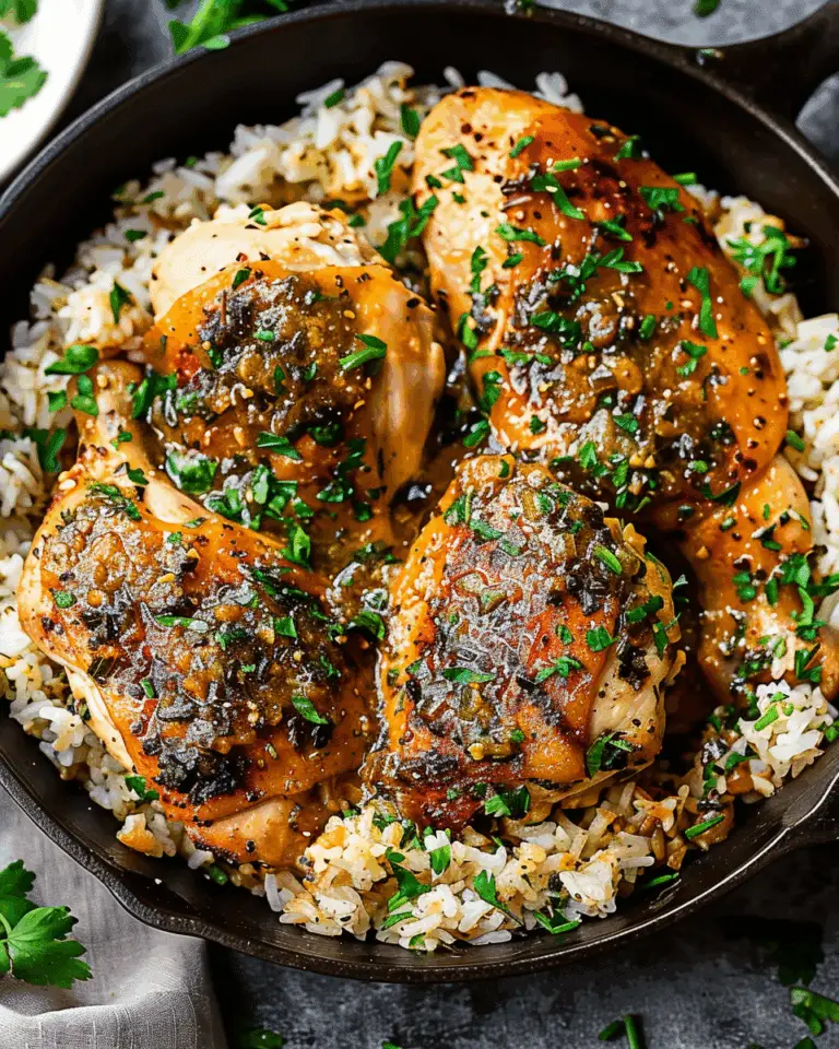Garlic Butter Chicken and Rice