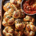 Garlic Knots With Marinara Sauce