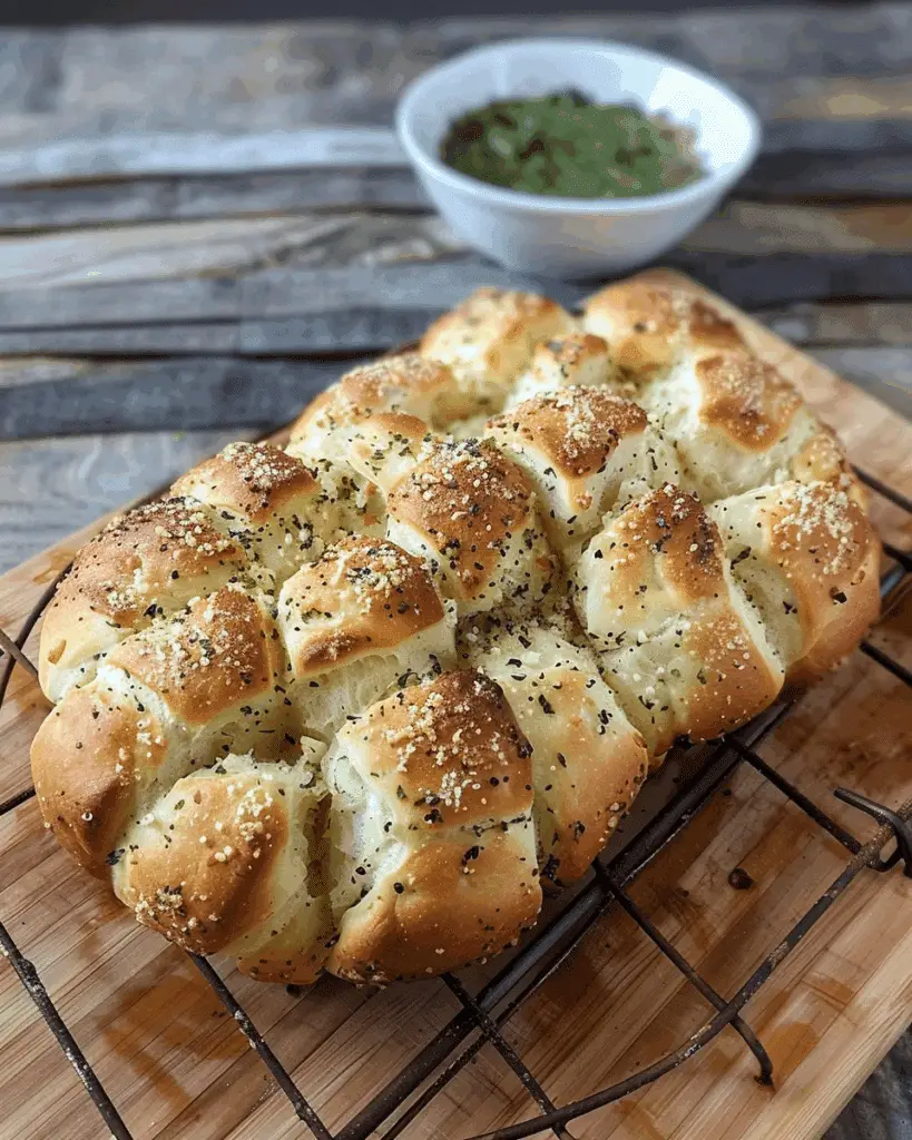Garlic Parmesan Pull-Apart Bread