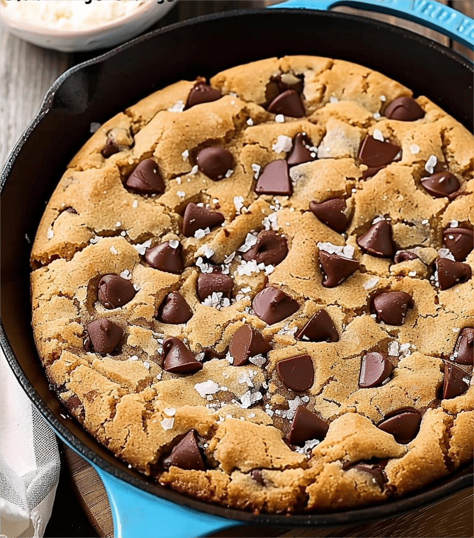 Chocolate Chip Skillet Cookie