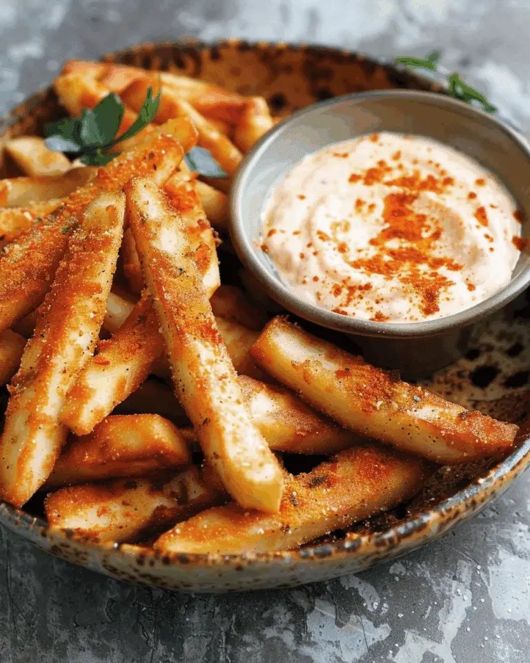 Halloumi Fries with Harissa Yogurt