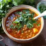 Harira – Moroccan Legume and Spiced Lentil Soup