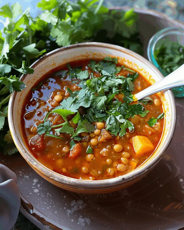 Harira – Moroccan Legume and Spiced Lentil Soup
