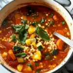 Hearty Vegetable Soup with Couscous