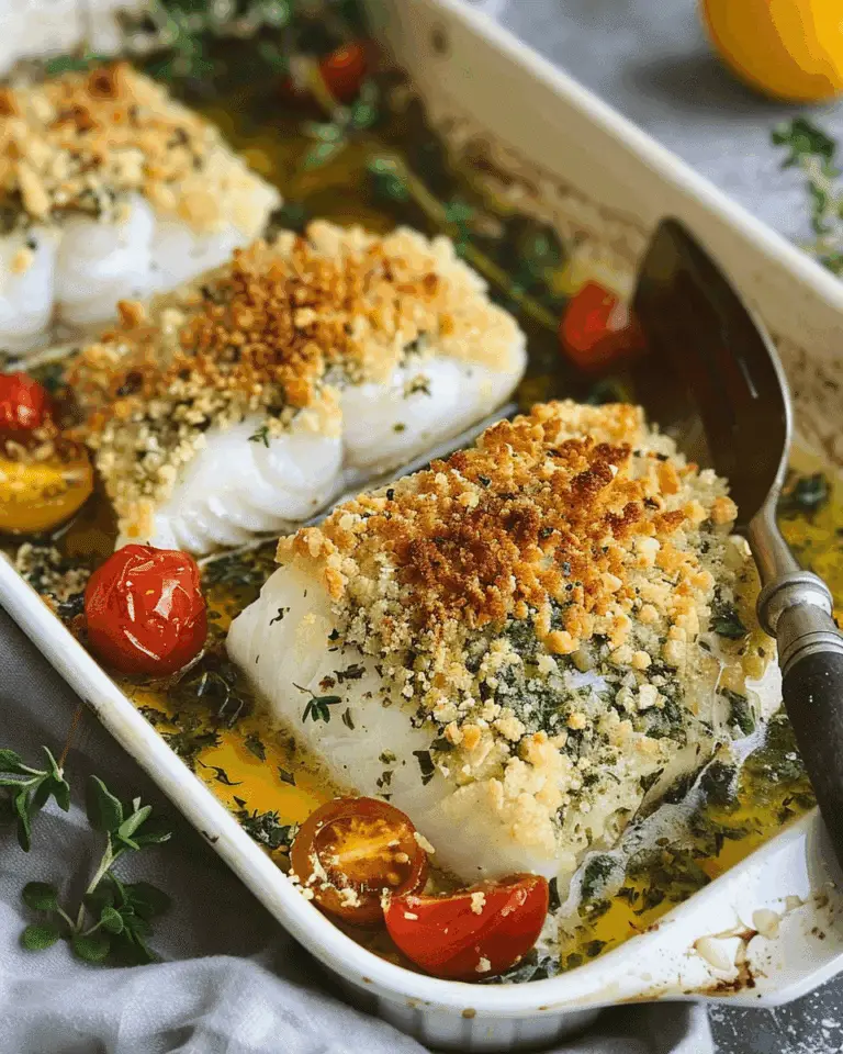Herb Crusted Cod