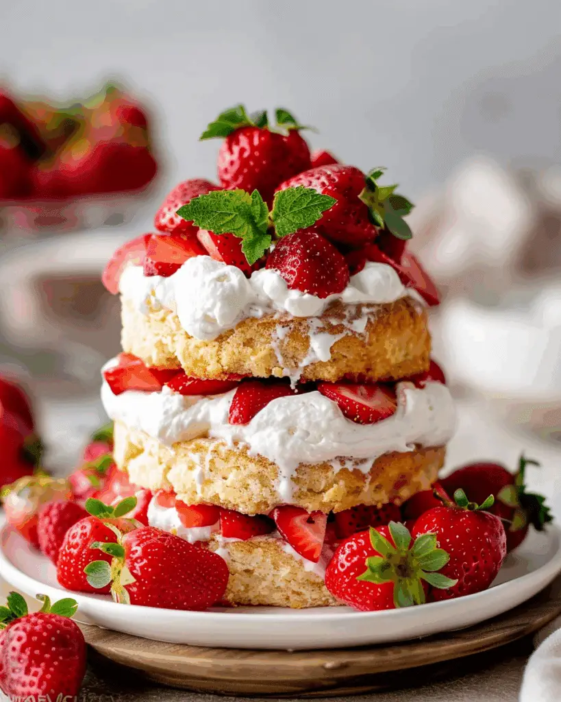 Homemade Strawberry Shortcake