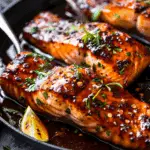 Honey Garlic Glazed Salmon