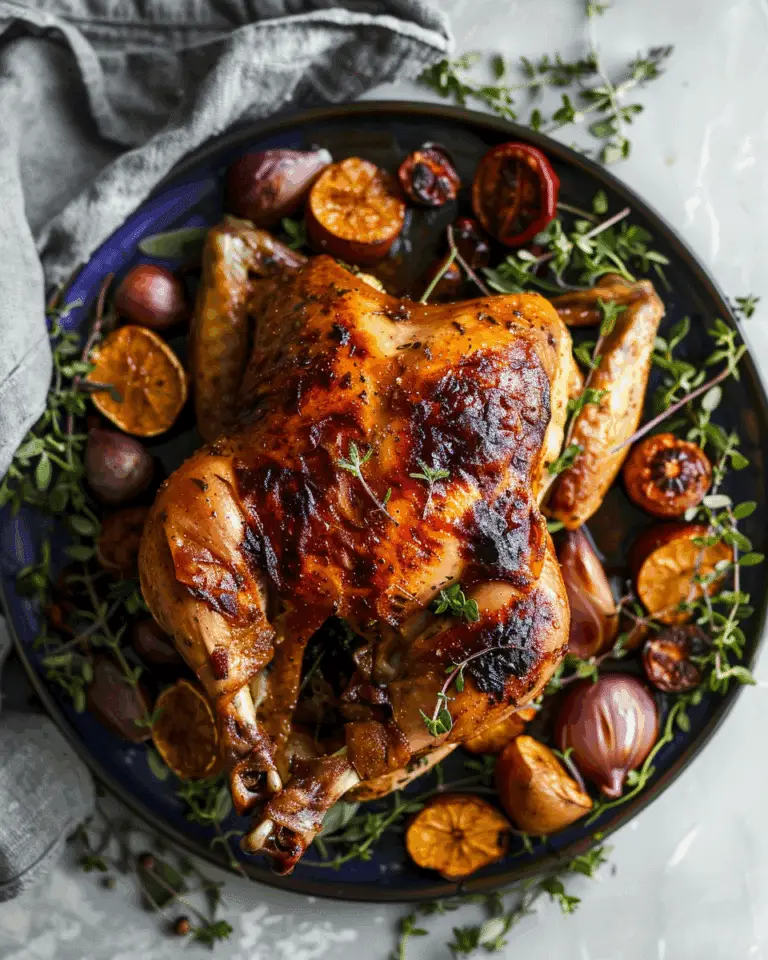 Honeyed Harissa Roast Chicken