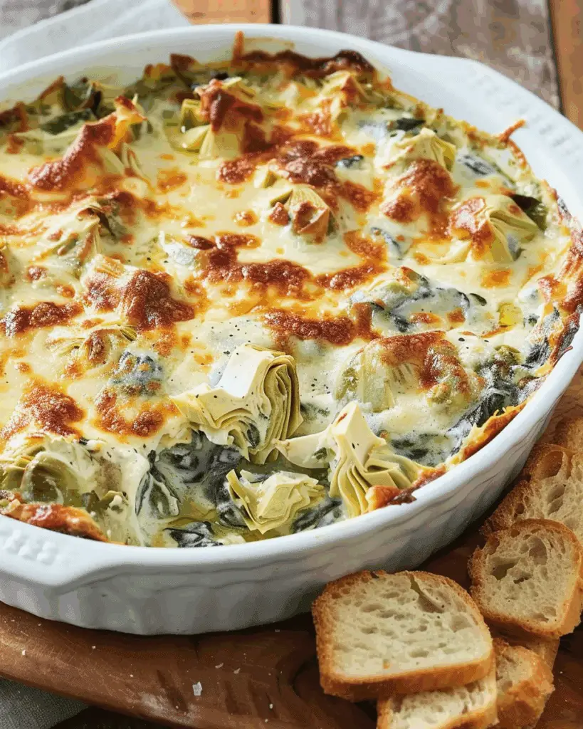 Hot Artichoke And Spinach Dip