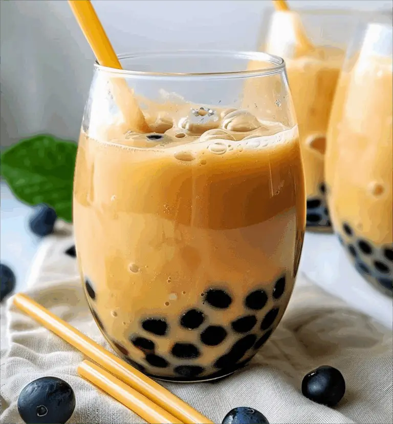 Instant Pot Mango Bubble Tea