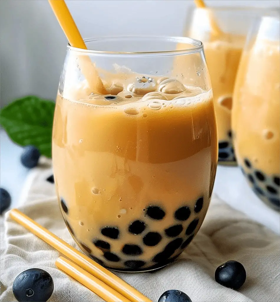 Instant Pot Mango Bubble Tea