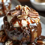 Irresistible Chocolate Pecan Caramel Pudding