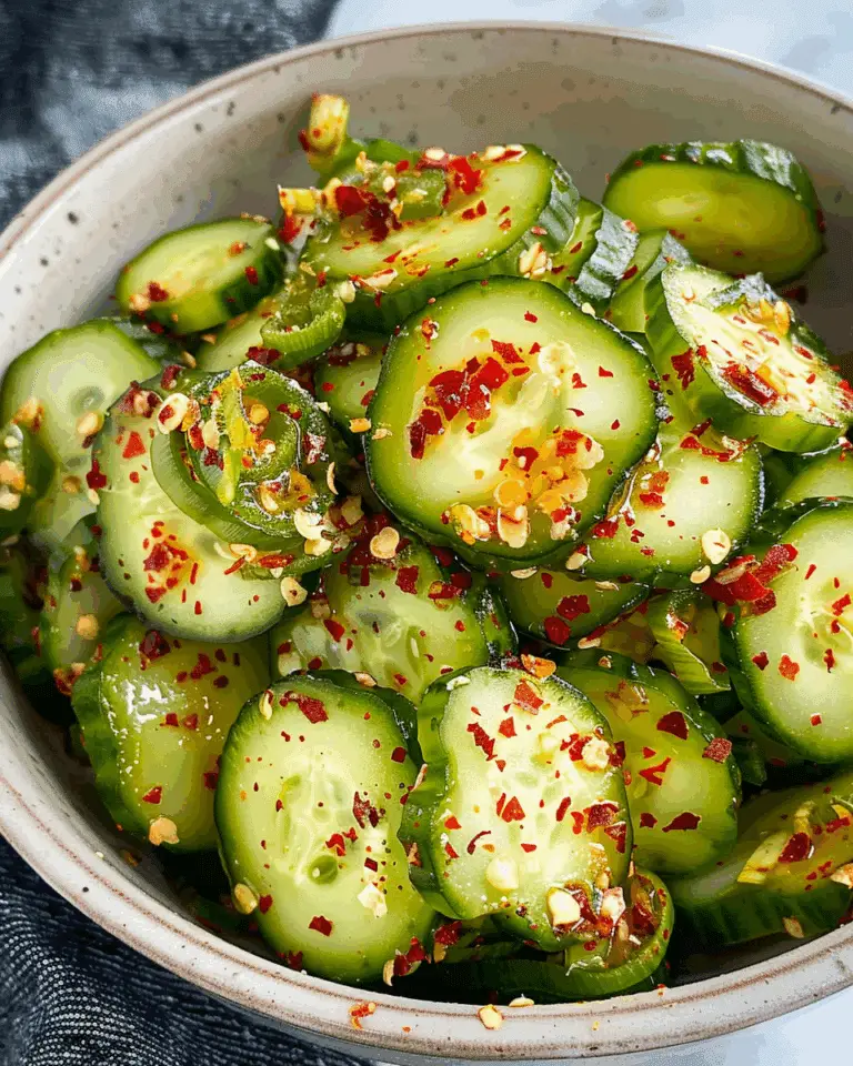 Korean Spicy Cucumber Salad