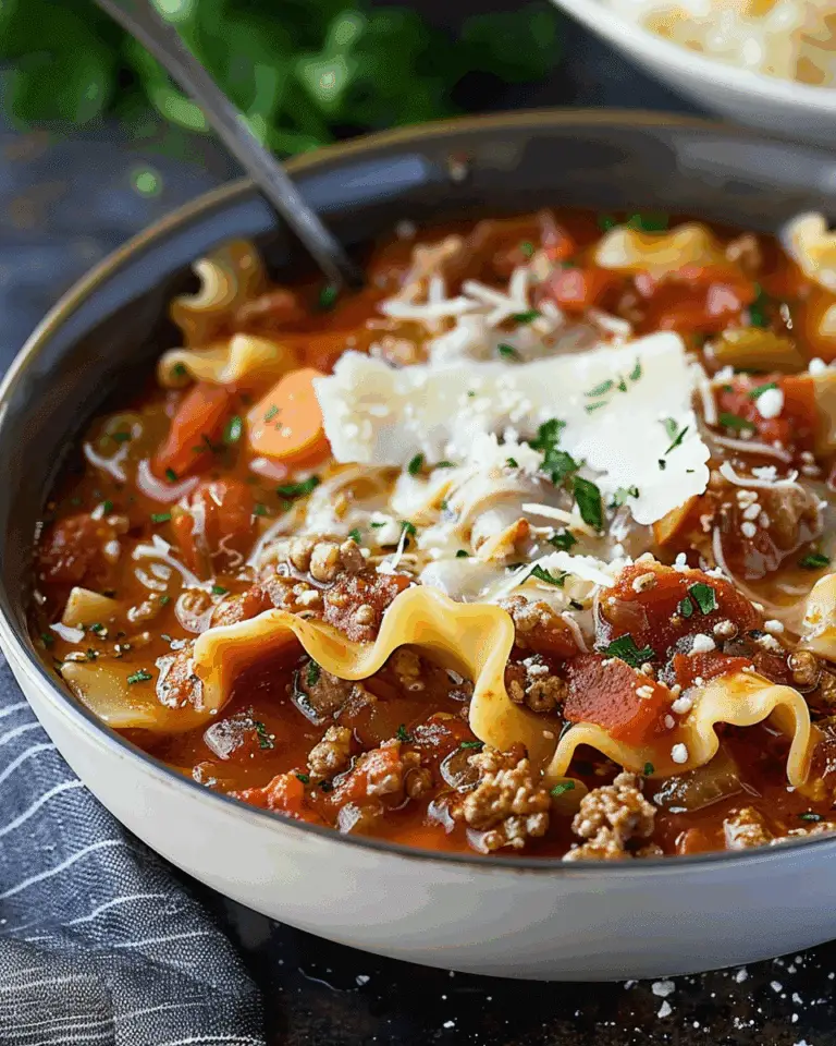 Lasagna Soup