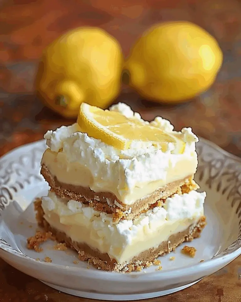 Lazy Day Lemon Cream Pie Bars