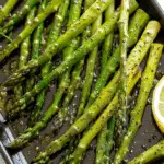 Lemon Garlic Roasted Asparagus