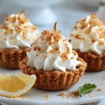 Lemon Meringue Cups with Gingersnap Crust