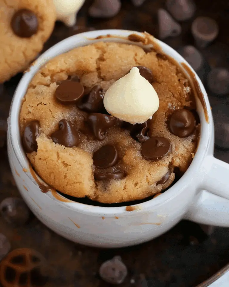 Chocolate Chip Cookie in a Mug