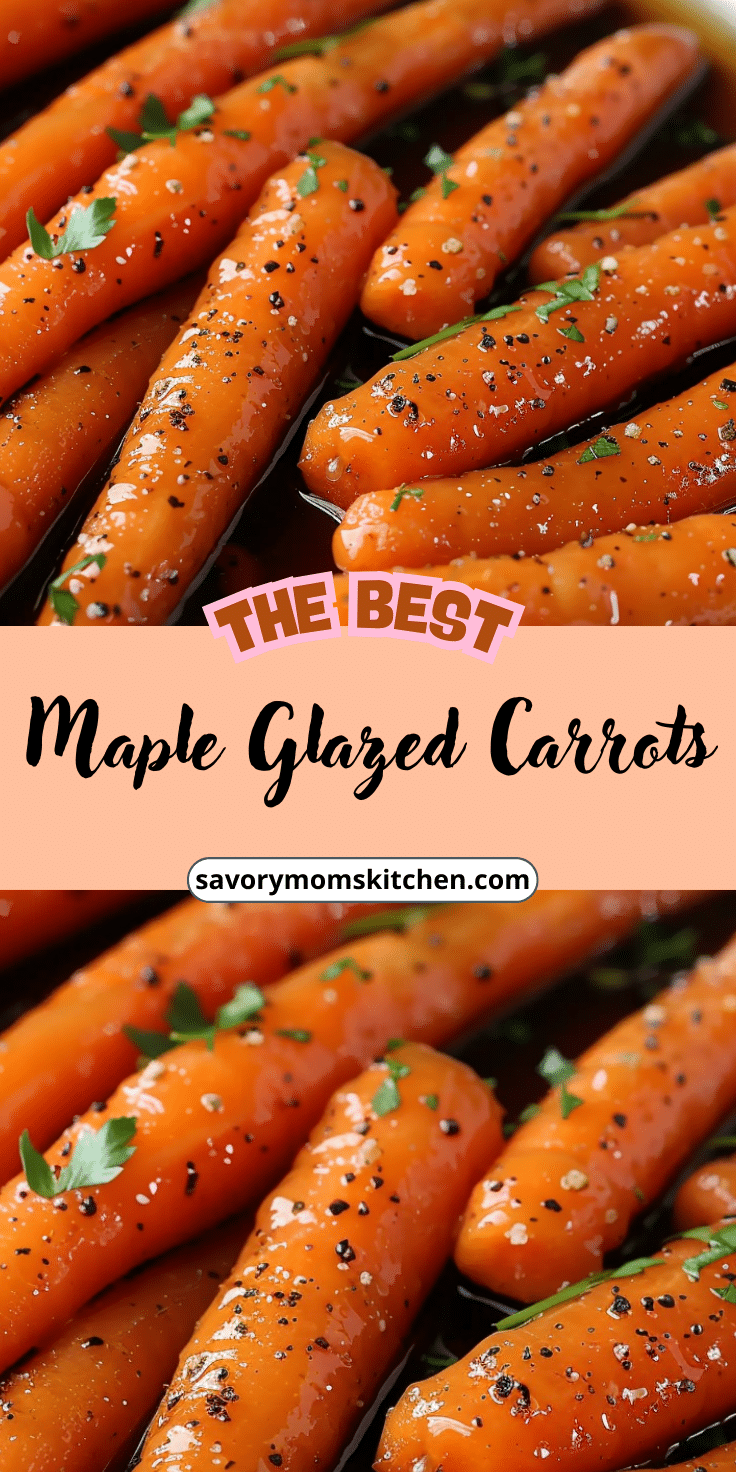 Maple Glazed Carrots | Savory Mom Kitchen