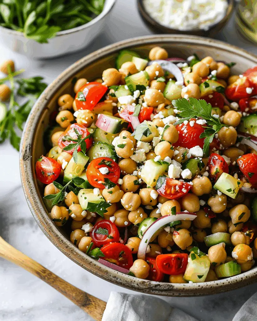 Mediterranean Chickpea Salad