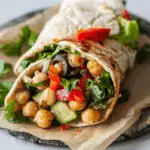 Mediterranean Chickpea Wraps
