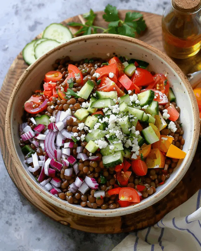 Mediterranean Lentil Salad