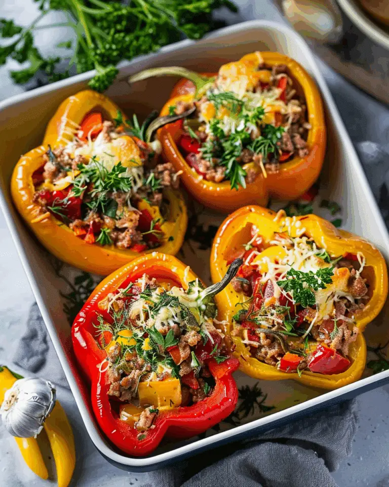 Mediterranean Stuffed Peppers