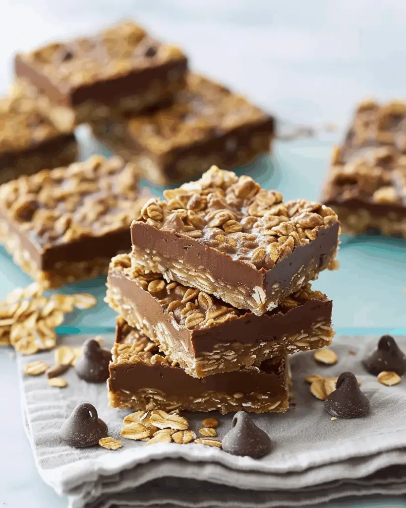 No-Bake Chocolate Oat Bars