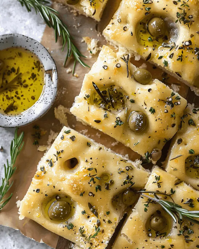 Olive and Herb Focaccia