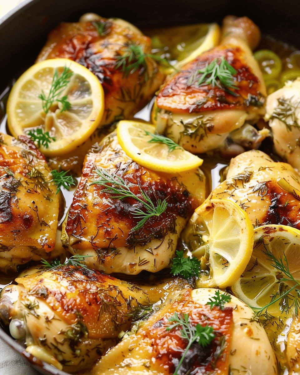 One-Pan Lemon-Dill Chicken