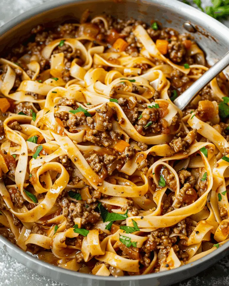 One Pot Beef Ragu Pasta