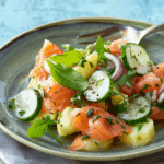 Poached Trout And Potato Salad