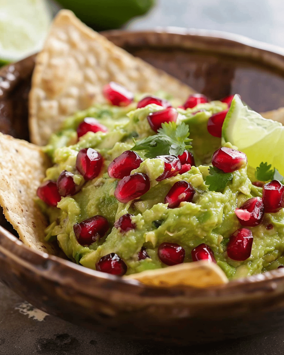 Pomegranate Guacamole