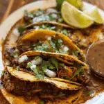 Quesa Birria Tacos with Consommé for Dipping