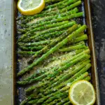 Roasted Asparagus With Lemon, Butter, And Parmesan