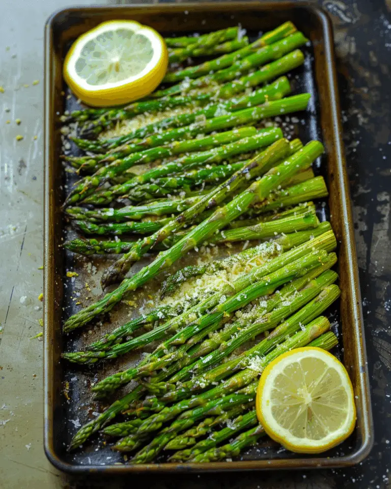 Roasted Asparagus With Lemon, Butter, And Parmesan