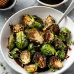 Roasted Brussels Sprouts With Balsamic Glaze
