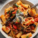 Roasted Eggplant Pasta