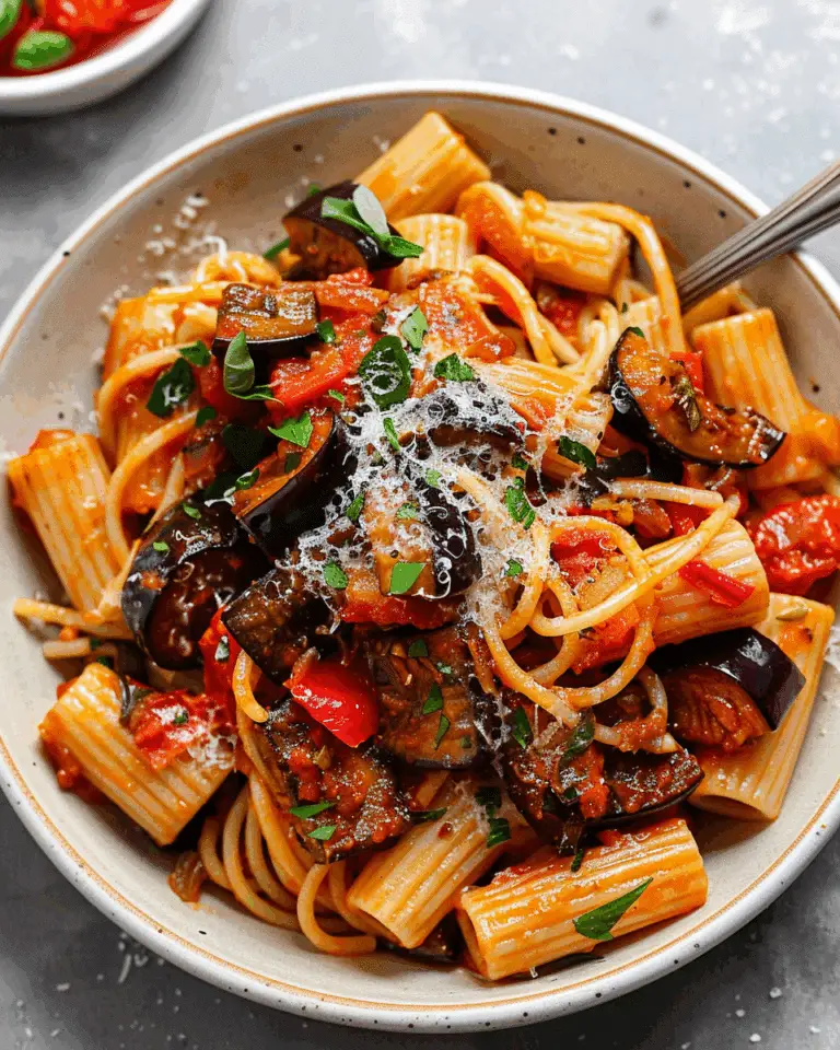 Roasted Eggplant Pasta