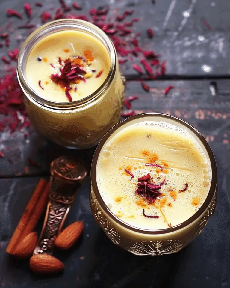 Saffron Almond Milk