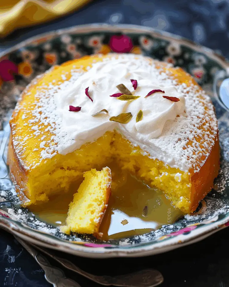 Saffron Milk Cake