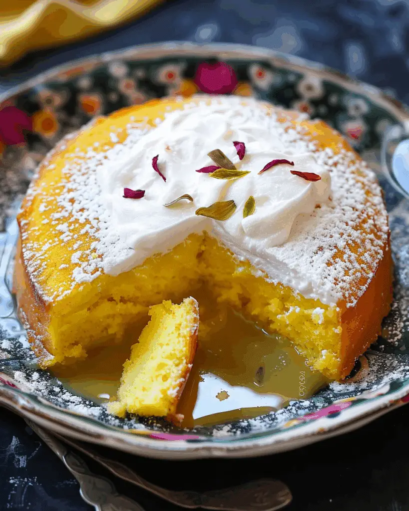 Saffron Milk Cake