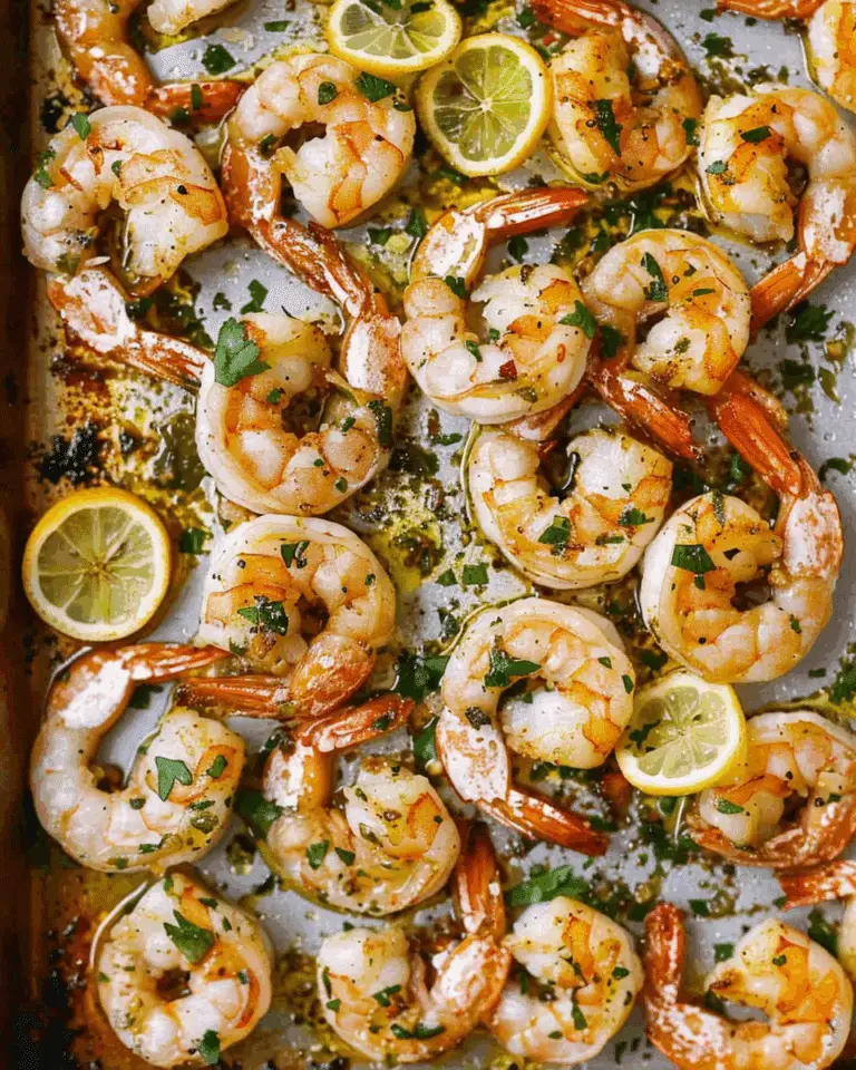Sheet Pan Garlic Butter Shrimp