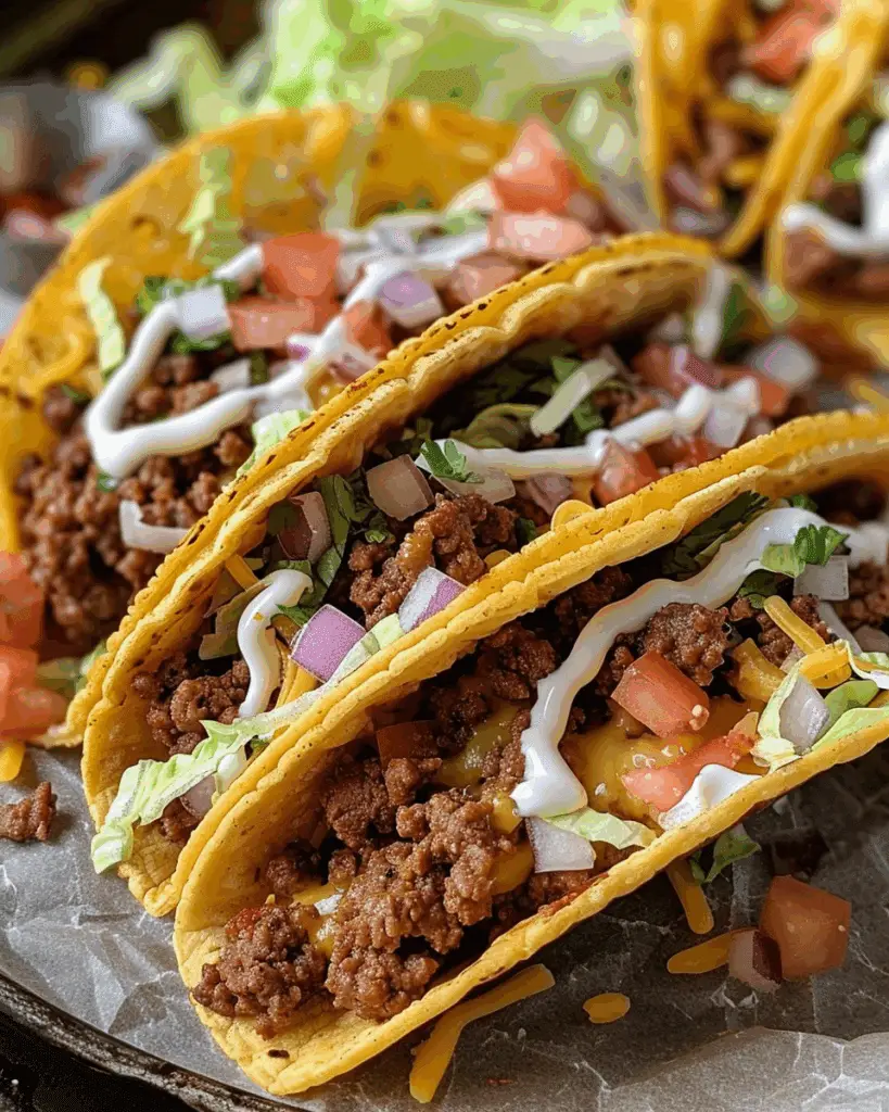 Smash Burger Tacos