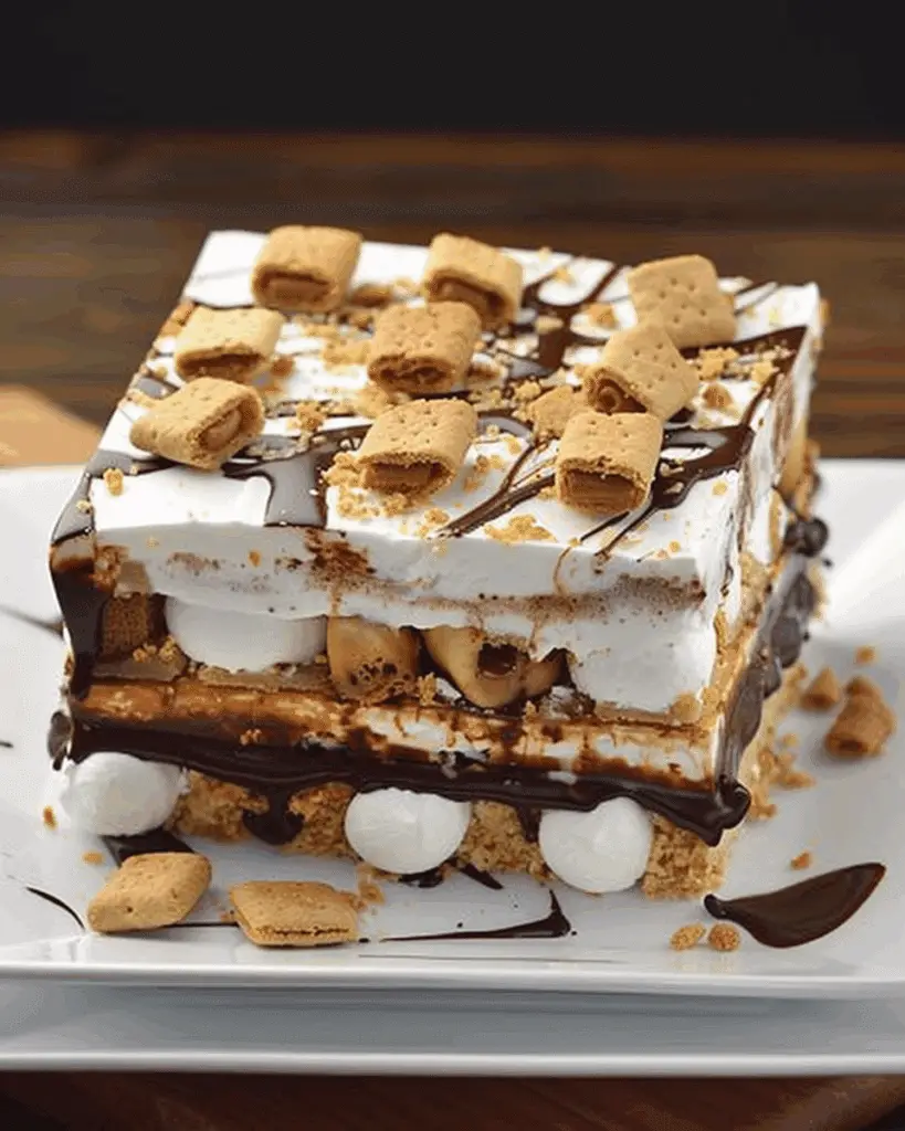 S’mores Ice Box Cake