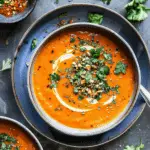 Spicy Instant Pot Carrot Harissa Soup