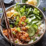Spicy Tuna Sushi Bowl With Crispy Rice